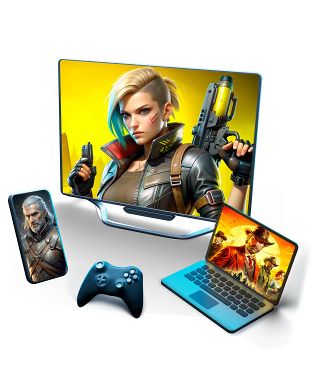 Игры на компьютере, ноутбуке, смартфоне и телевизоре